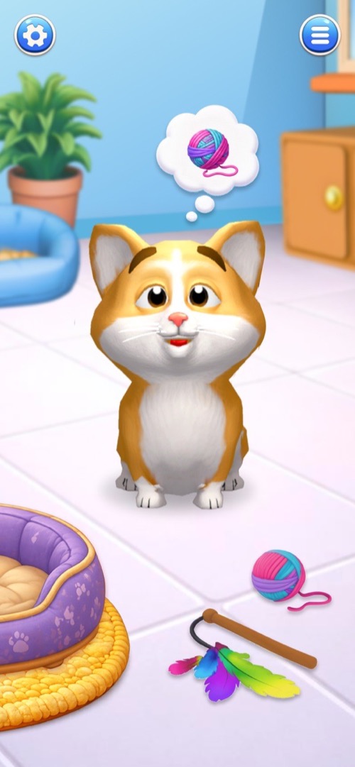 Dressing the virtual kitten in a new outfit